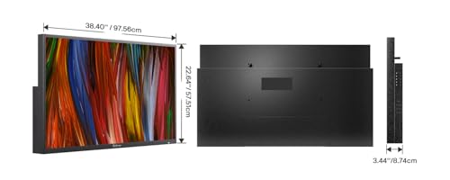 SYLVOX 4K Outdoor Google TV, 1000-Nit Partial Sun