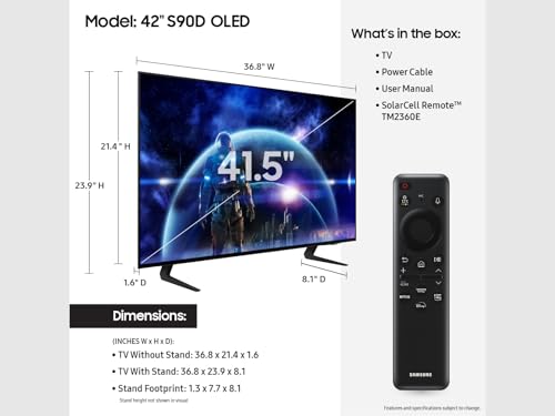 SAMSUNG 65-Inch Class OLED 4K S90D Series