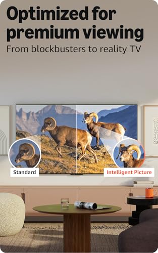 Amazon Ember 85" Mini-LED Series with Fire TV (newest model), QLED 4K UHD smart TV, Dolby Vision IQ, 144hz gaming mode, Ambient Experience, find shows faster with Alexa+