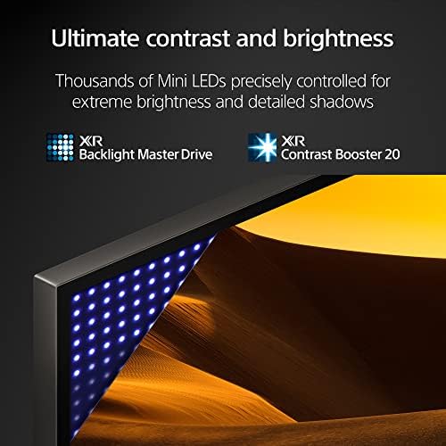 Sony 85 Inch Mini LED 4K Ultra HD TV X95L Series: BRAVIA XR Smart Google TV