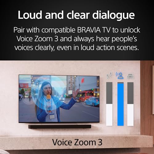 Sony BRAVIA 5 55-Inch 4K Mini LED Smart TV (K-55XR50) with BRAVIA Theater Bar 7 9-Speaker Soundbar (HT-A7100) Bundle