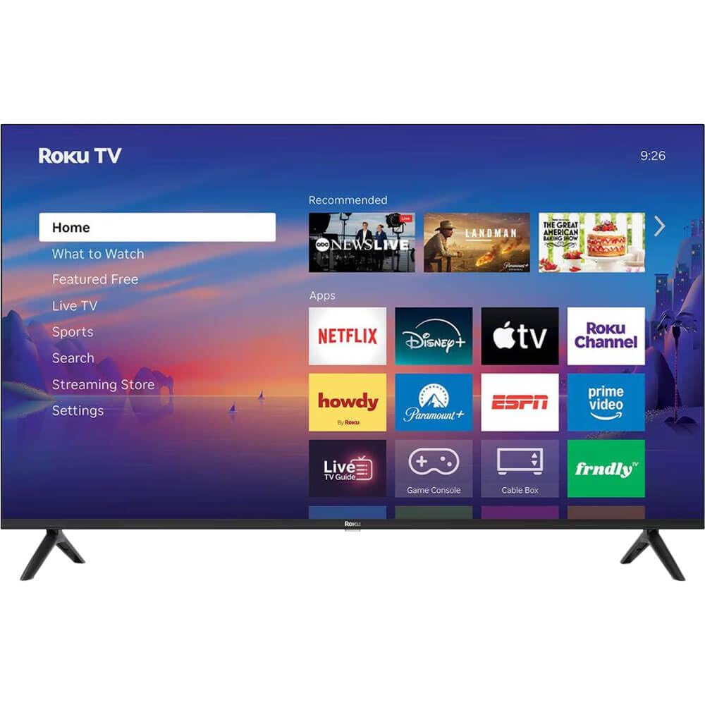Roku 50-Inch Select 4K QLED Smart TV Remote Bundle