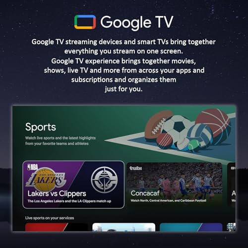 SYLVOX 4K Outdoor Google TV, 1000-Nit Partial Sun