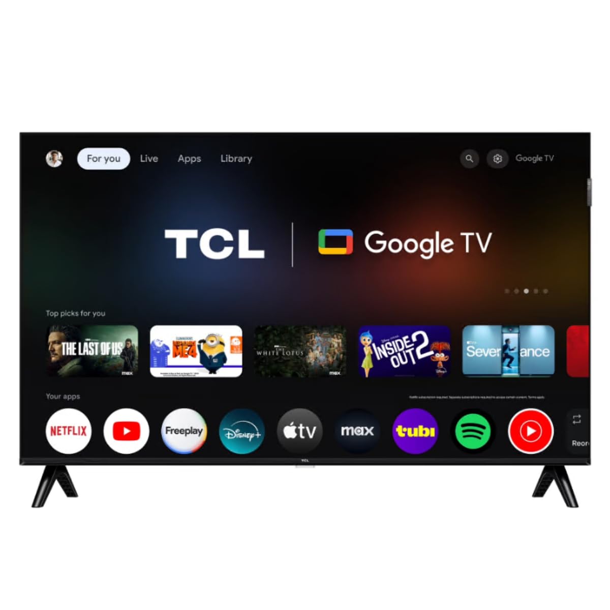 TCL 43-Inch Q3K FHD QLED Google Smart TV - Renewed