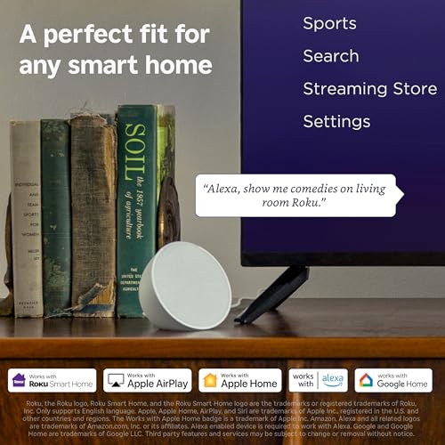Roku Smart TV 2025 – RokuTV with Enhanced Voice Remote – Flat Screen LED Television with Wi-Fi for Streaming Live Local News, Sports, Family Entertainment