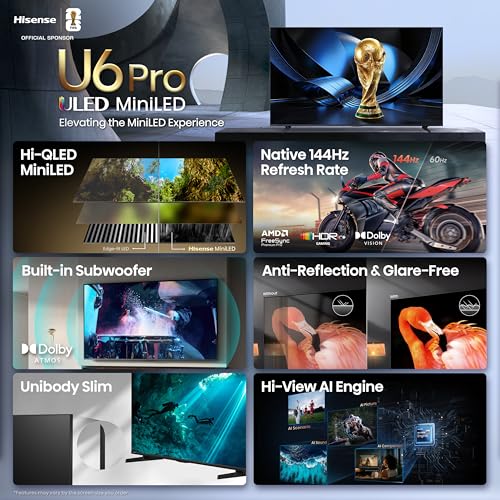 Hisense VU6SF-Pro 4K ULED Smart TV with HDR