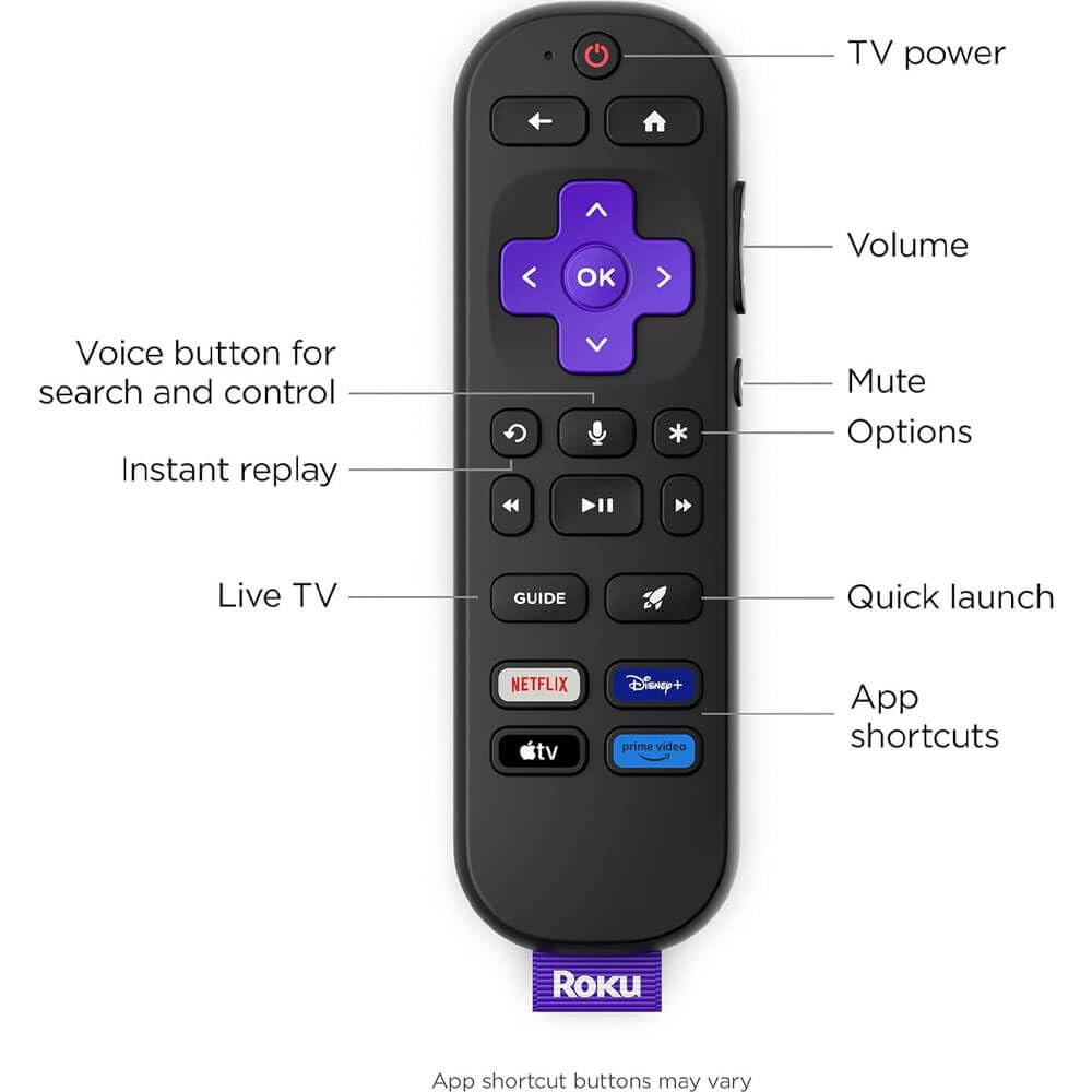 Roku 50-Inch Select 4K QLED Smart TV Remote Bundle