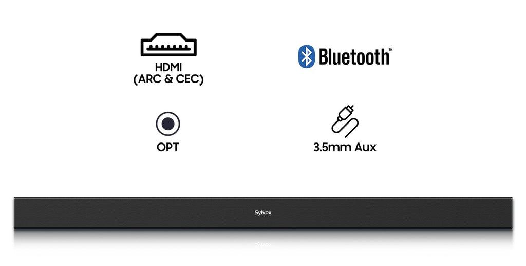 SYLVOX 43" Outdoor TV with Soundbar, 2000 Nits Full Sun Outdoor TV for Outdoor Living Spaces, 4K UHD HDR10, IP56 Weatherproof, Upgraded Matte Anti‑Glare Screen, Dolby Atmos, Smart Google TV