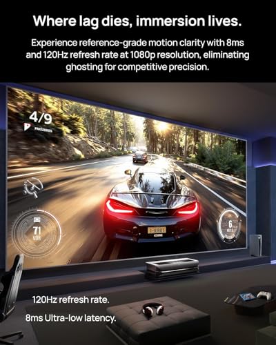 AWOL Vision LTV-3000 Pro 4K Laser Projector with MW Screen