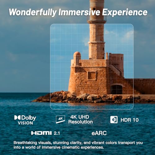 FPD 55/75-Inch LED Smart Flat Screen Television