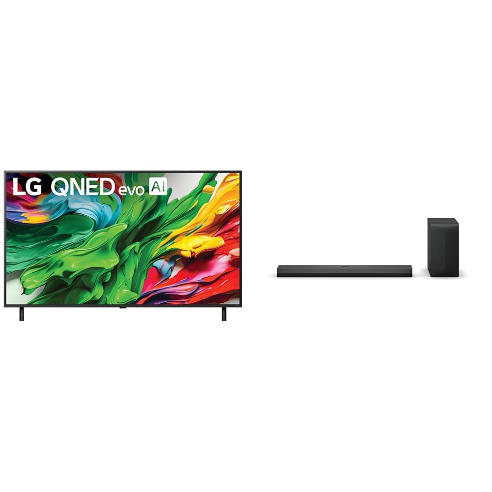 LG QNED85A Mini LED 4K Smart TV with evo AI Processor