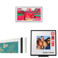 Samsung 85" The Frame Pro 4K Neo QLED Smart TV (2025) + 55" White Modern Bezel (2021) + LS60D Music Frame Smart Speaker Bundle