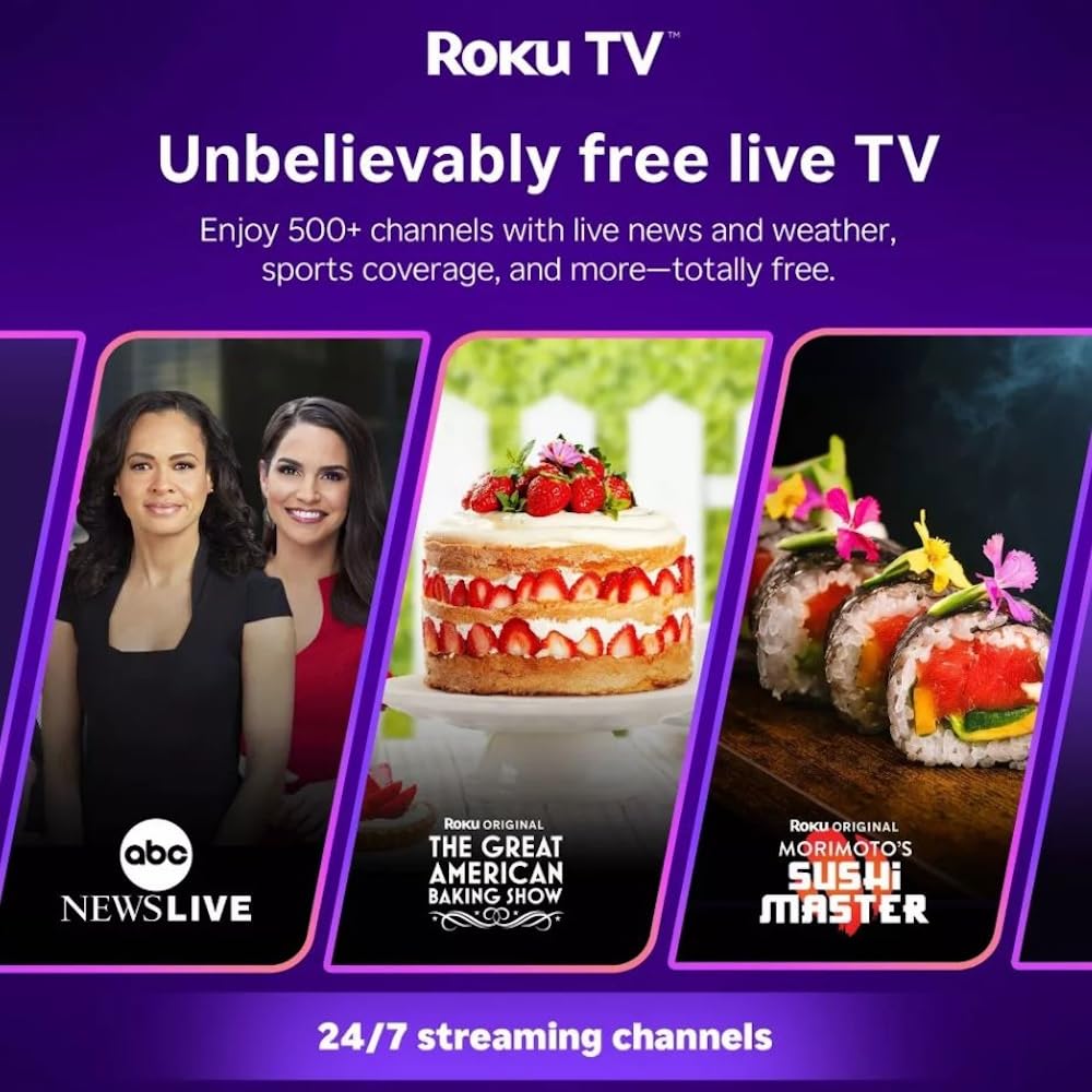 Roku Hiro 50-Inch 4K LED Smart TV with HDR10 AirPlay - Renewed