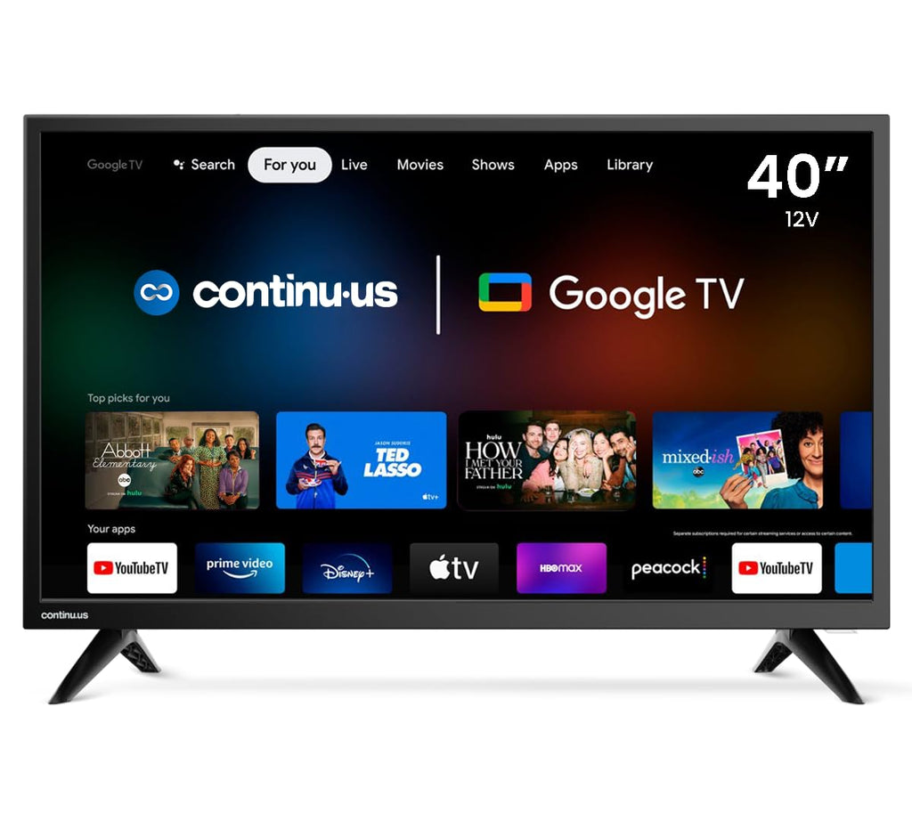 Continu.us RV Smart TV with Built-In Streaming