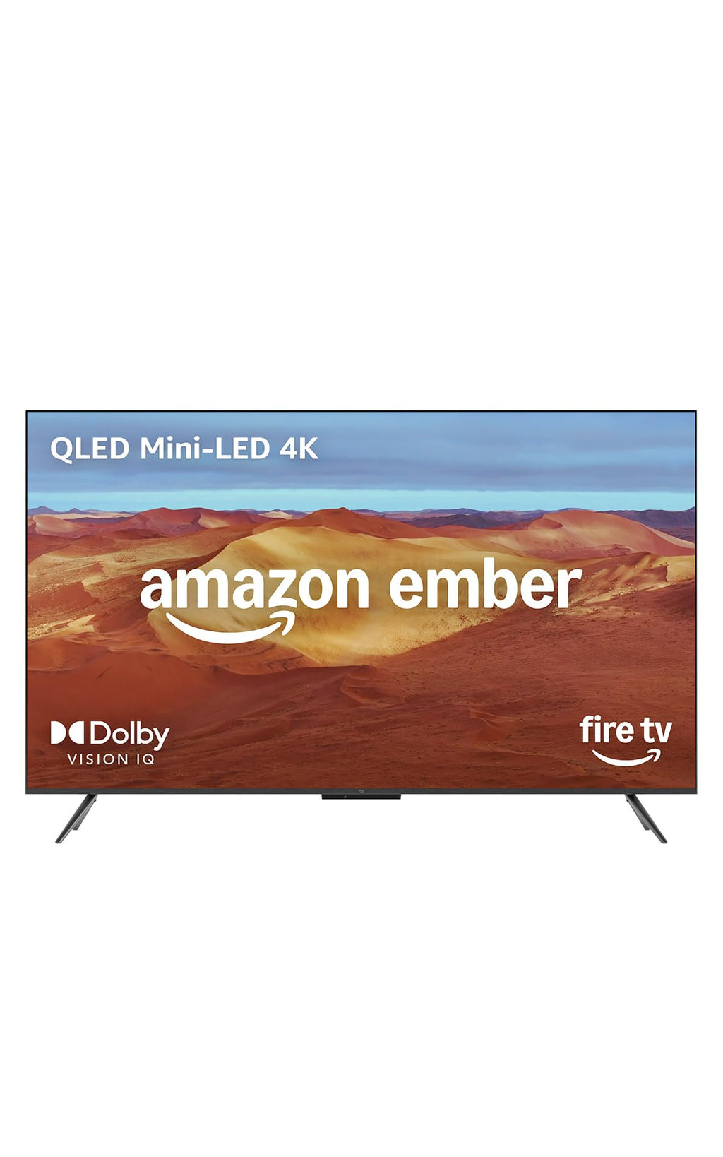 Amazon Ember 85" Mini-LED Series with Fire TV (newest model), QLED 4K UHD smart TV, Dolby Vision IQ, 144hz gaming mode, Ambient Experience, find shows faster with Alexa+
