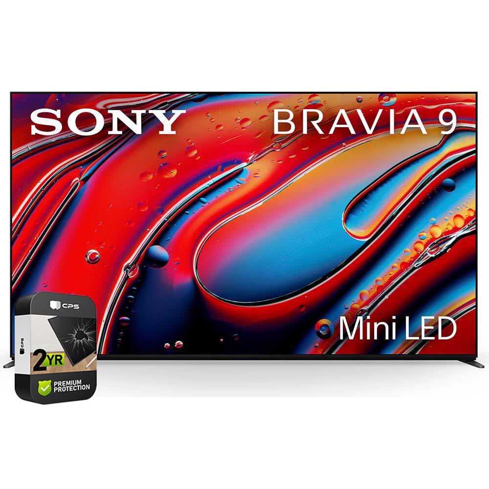 Sony K85XR90 BRAVIA 9 85 inch 4K HDR Smart QLED Mini-LED TV 2024 (Renewed) Bundle with 2 YR CPS Enhanced Protection Pack