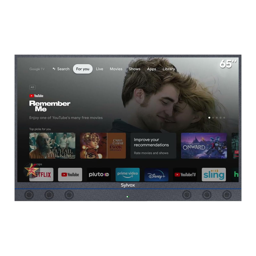 SYLVOX Weatherproof Outdoor Smart TV for Patio Use