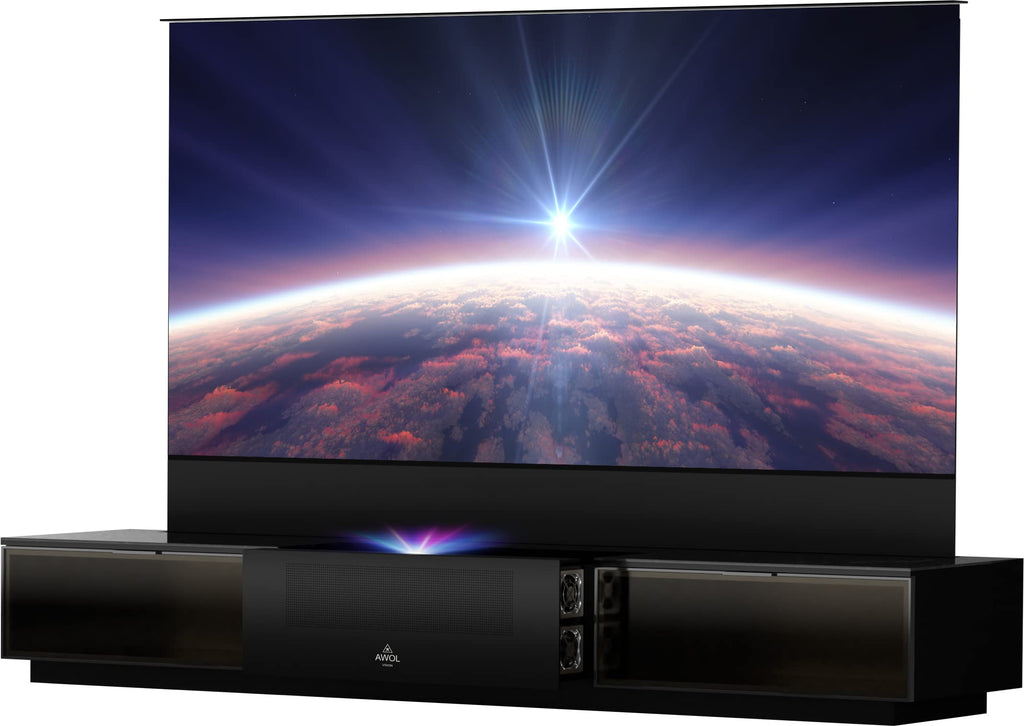 AWOL Vision 120-Inch 4K 3D Vanish TV Smart Cabinet
