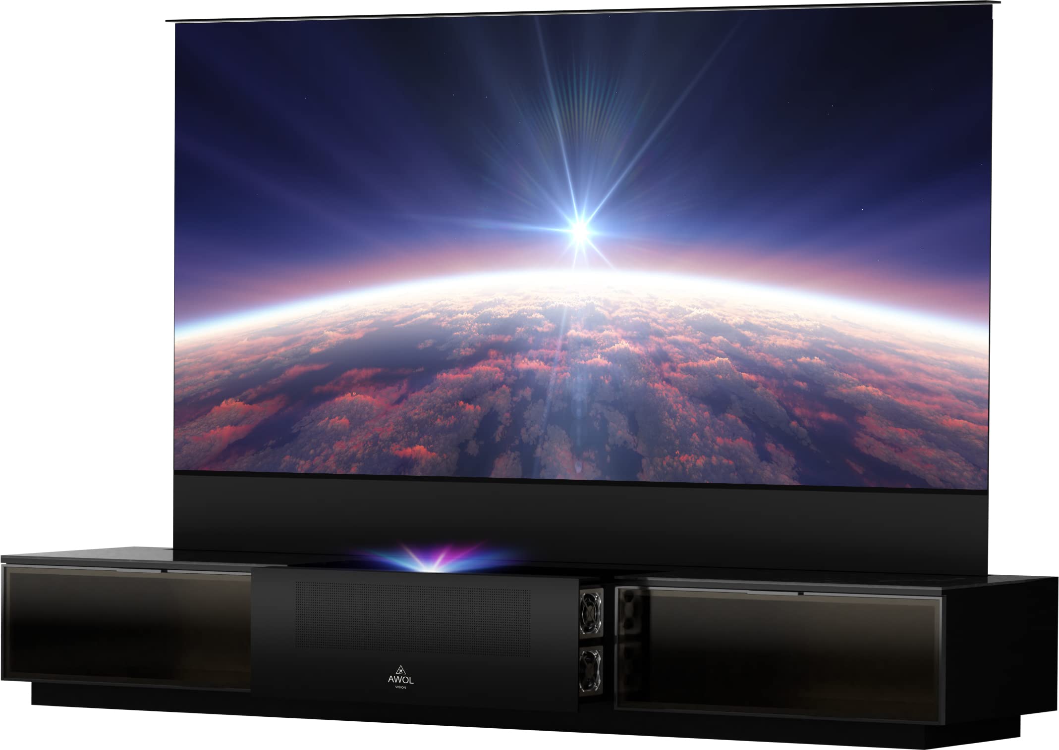 AWOL Vision 100-Inch 4K 3D Vanish TV Smart Cabinet