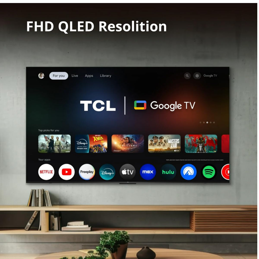 TCL 32-Inch Q3K FHD QLED Google Smart TV - Renewed
