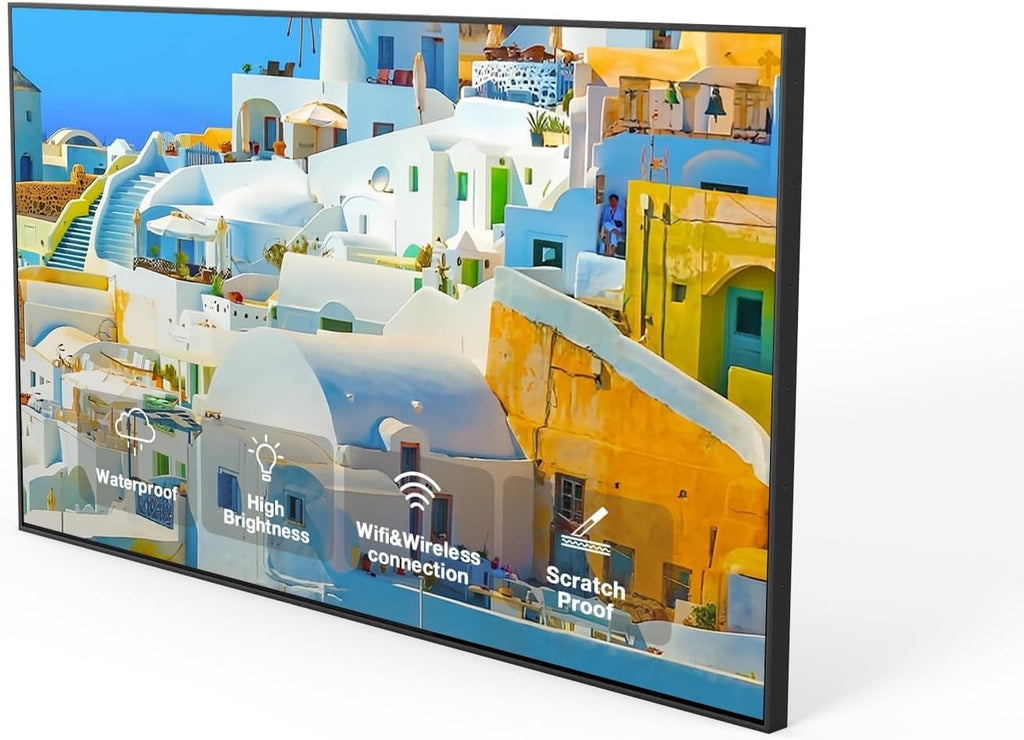 3000-Nit Full Sun 4K IP55 Outdoor Commercial Smart TV