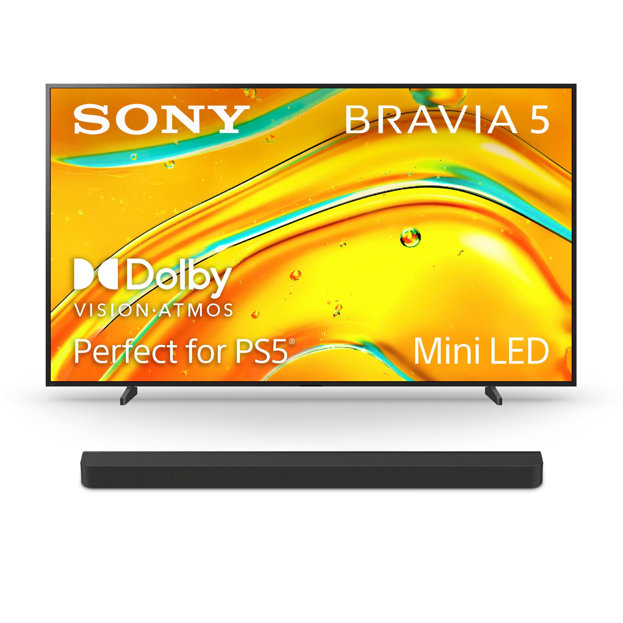 Sony BRAVIA 98-Inch 4K Mini LED Smart TV (K-98XR50, 2025) & BRAVIA Theater Bar 8 11-Speaker Soundbar with 360 Spatial Sound (HT-A8000)