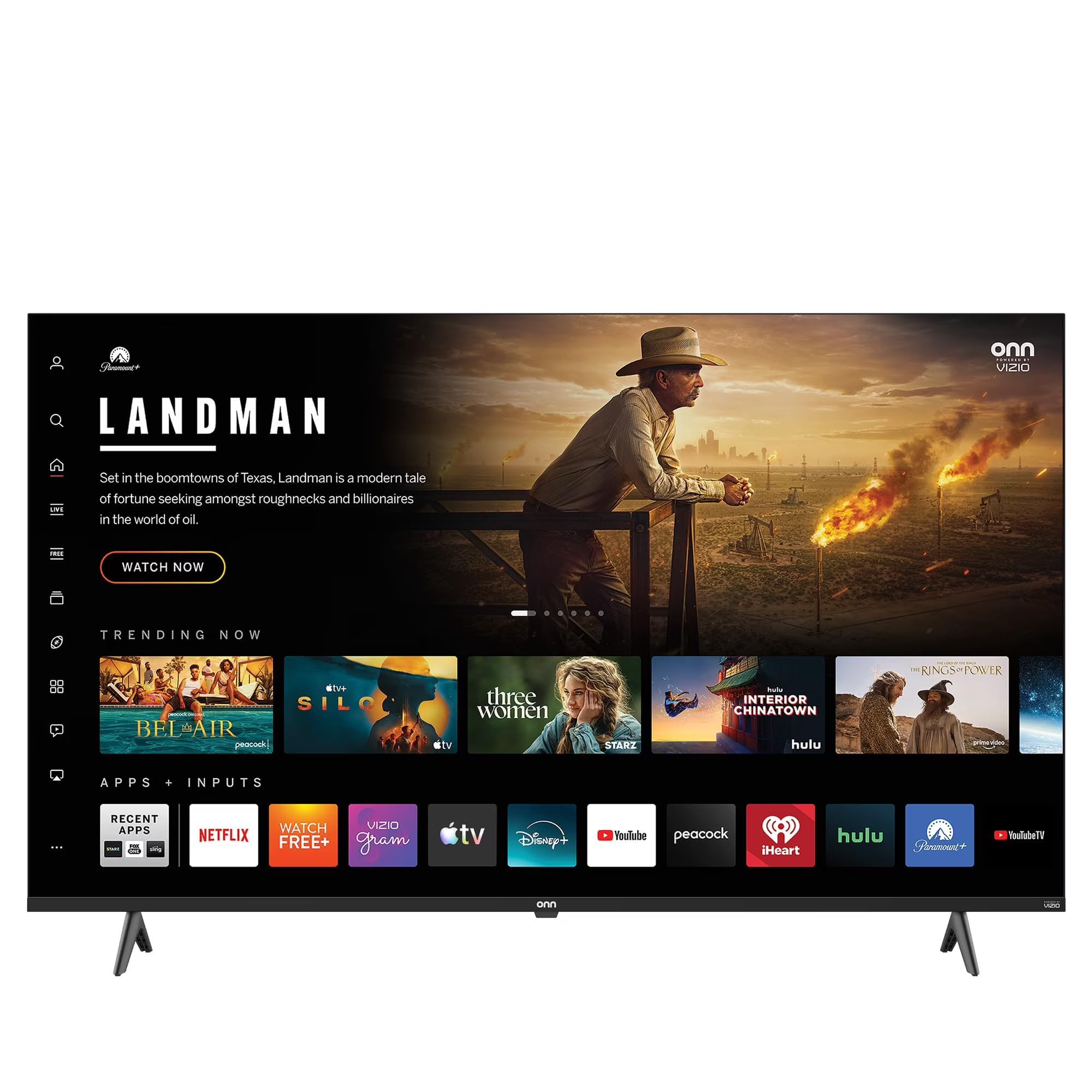 VIZIO Onn 50-Inch 4K UHD Smart TV with AirPlay - Renewed