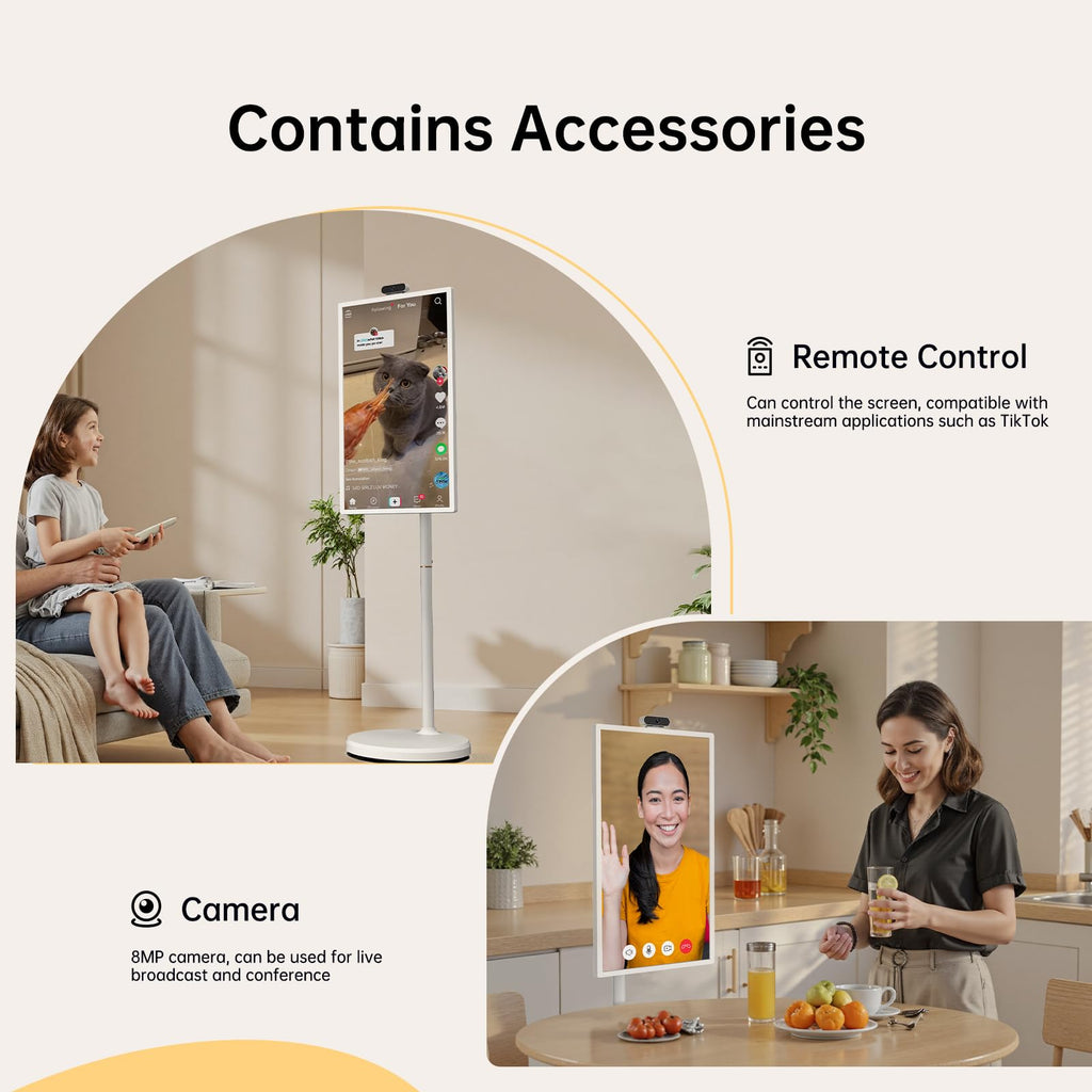 ApoloSign Rolling Touchscreen Smart TV with Android 13