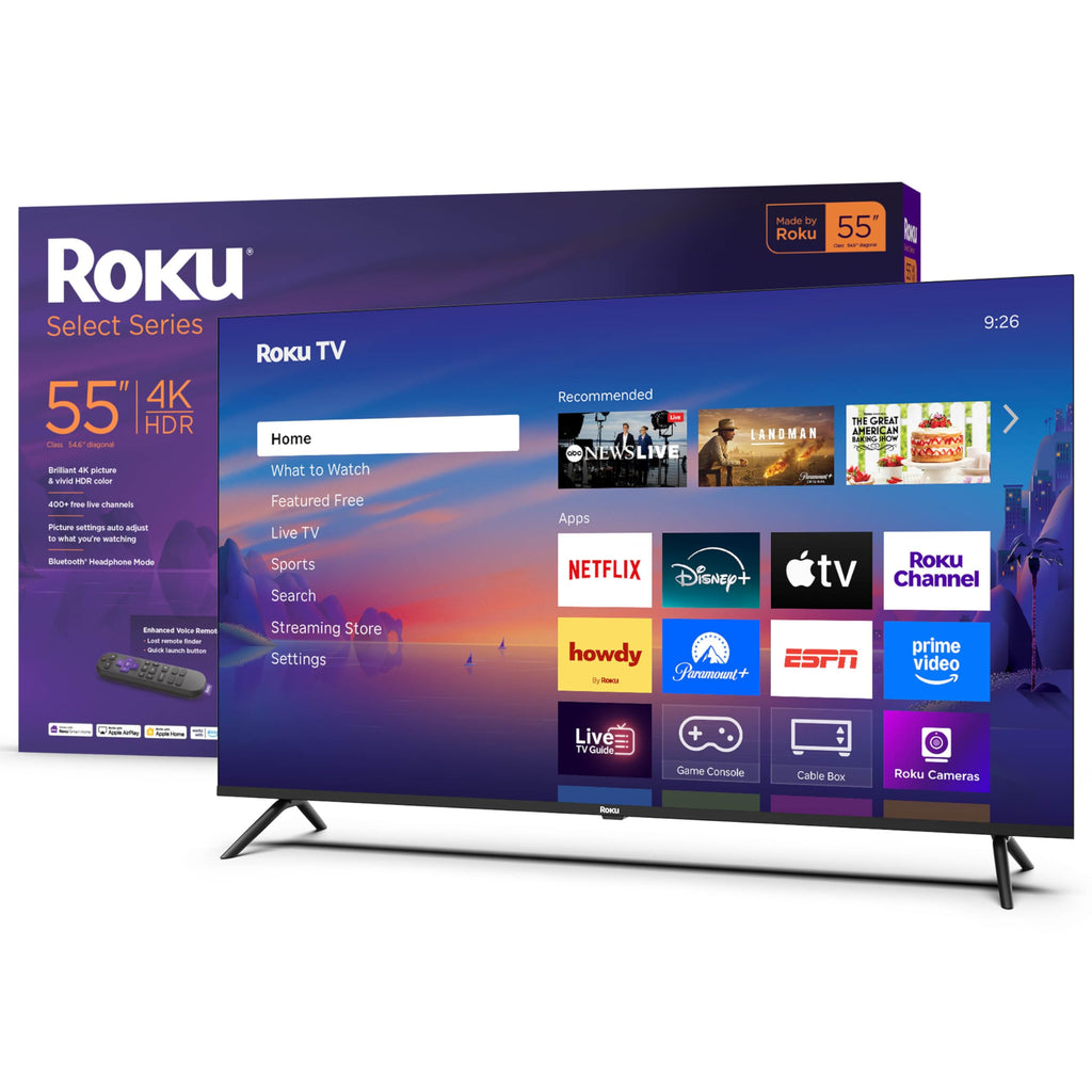 Roku 2025 LED Smart TV with Enhanced Voice Remote
