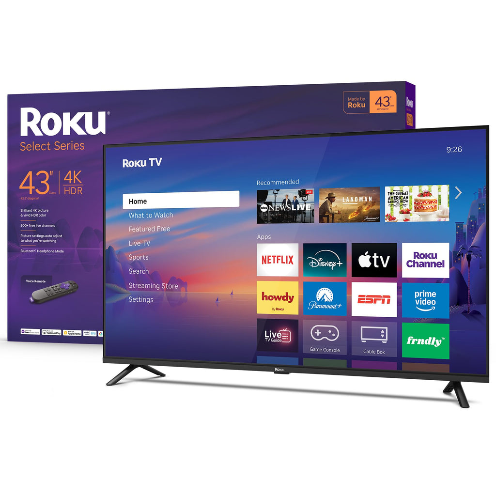 Roku 2025 LED Smart TV with Enhanced Voice Remote