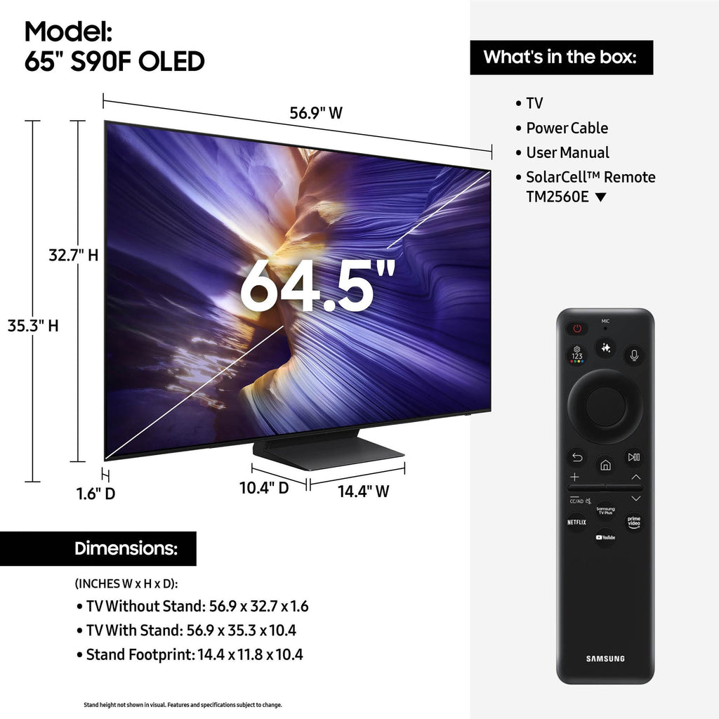 SAMSUNG S90FA Series TV with Amber Protection (2025)