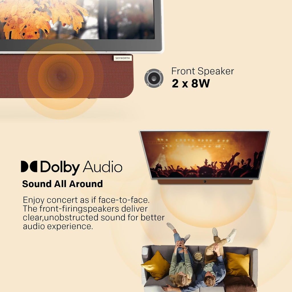Skyworth Portable Smart TV Series with Built-In Streaming