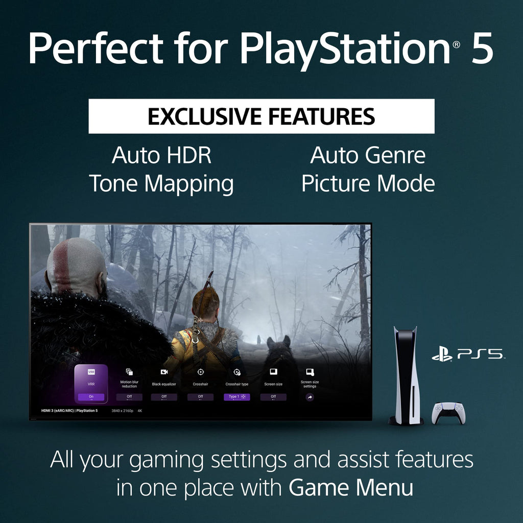 Sony 4K Ultra HD TV A90K Series: BRAVIA XR OLED Smart Google TV with Dolby Vision HDR and Exclusive Features for The PlayStation® 5 XR42A90K- 2022 Model