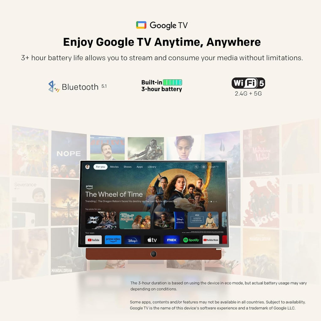 Skyworth Portable Smart TV Series with Built-In Streaming