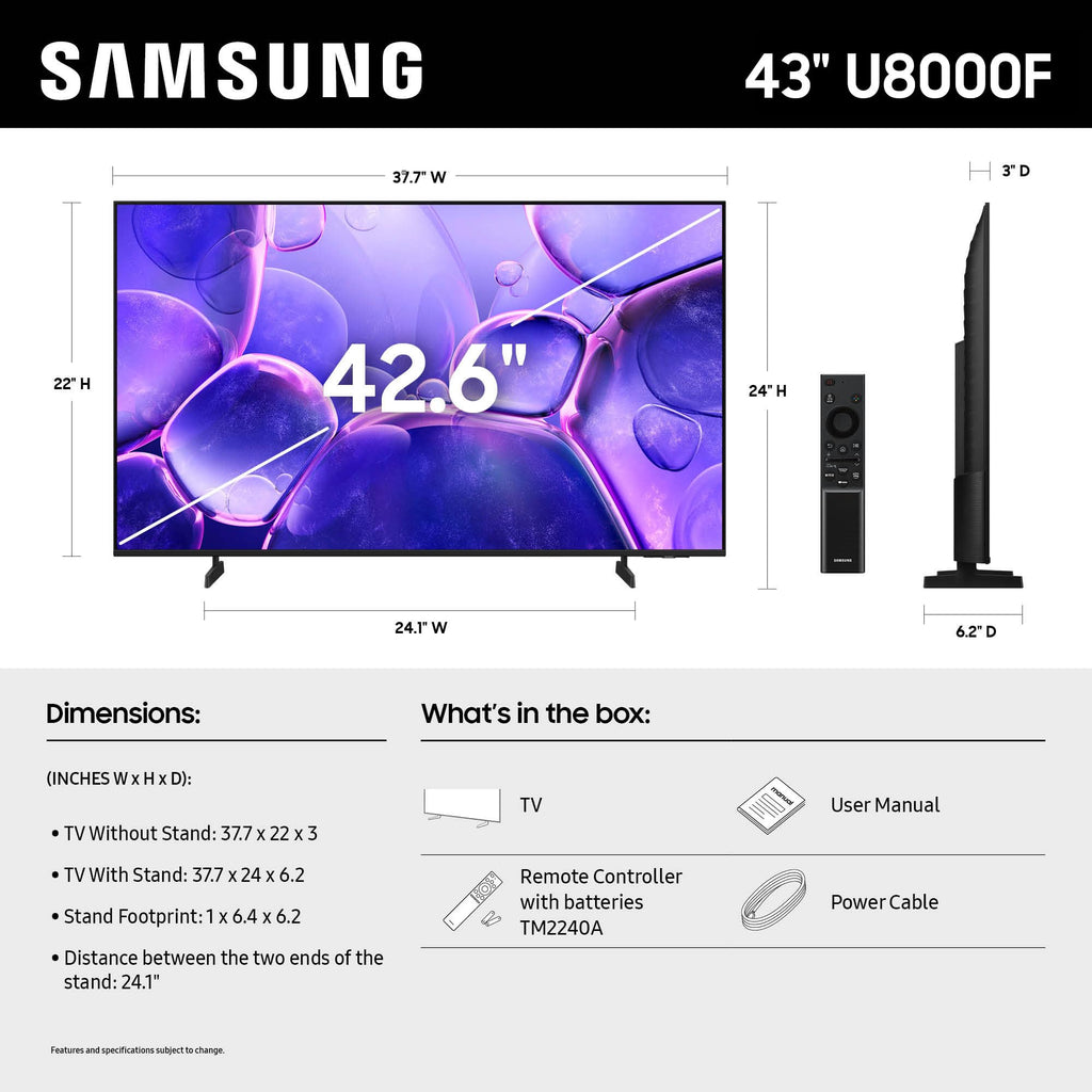 SAMSUNG U8000F LED 4K Smart TV