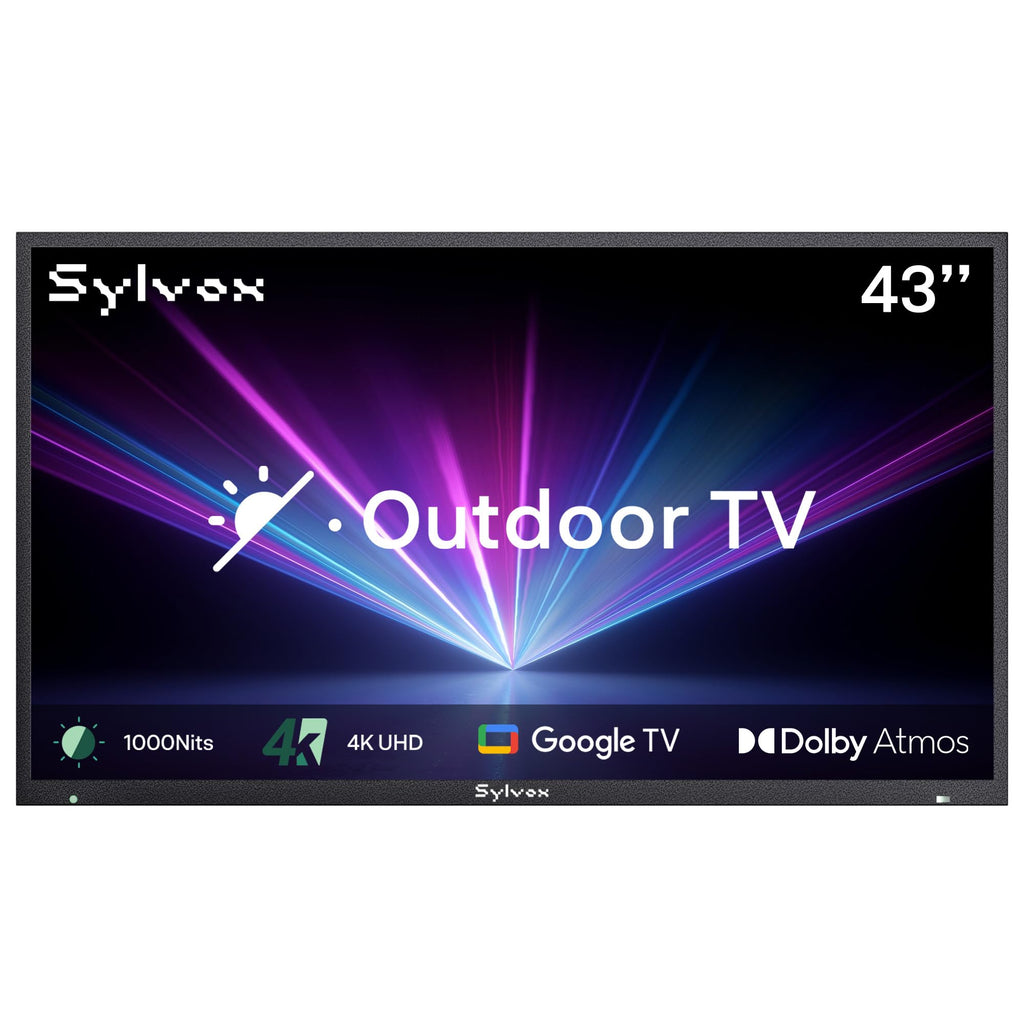 SYLVOX Weatherproof Outdoor Smart TV for Patio Use