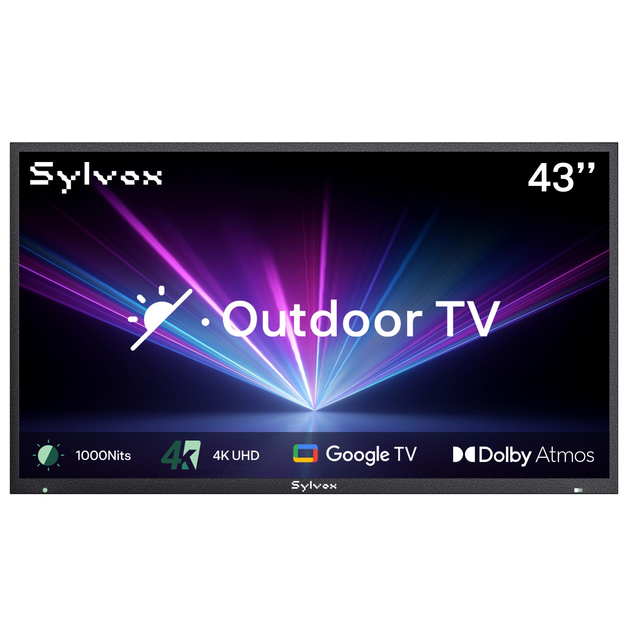 SYLVOX Weatherproof Outdoor Smart TV for Patio Use