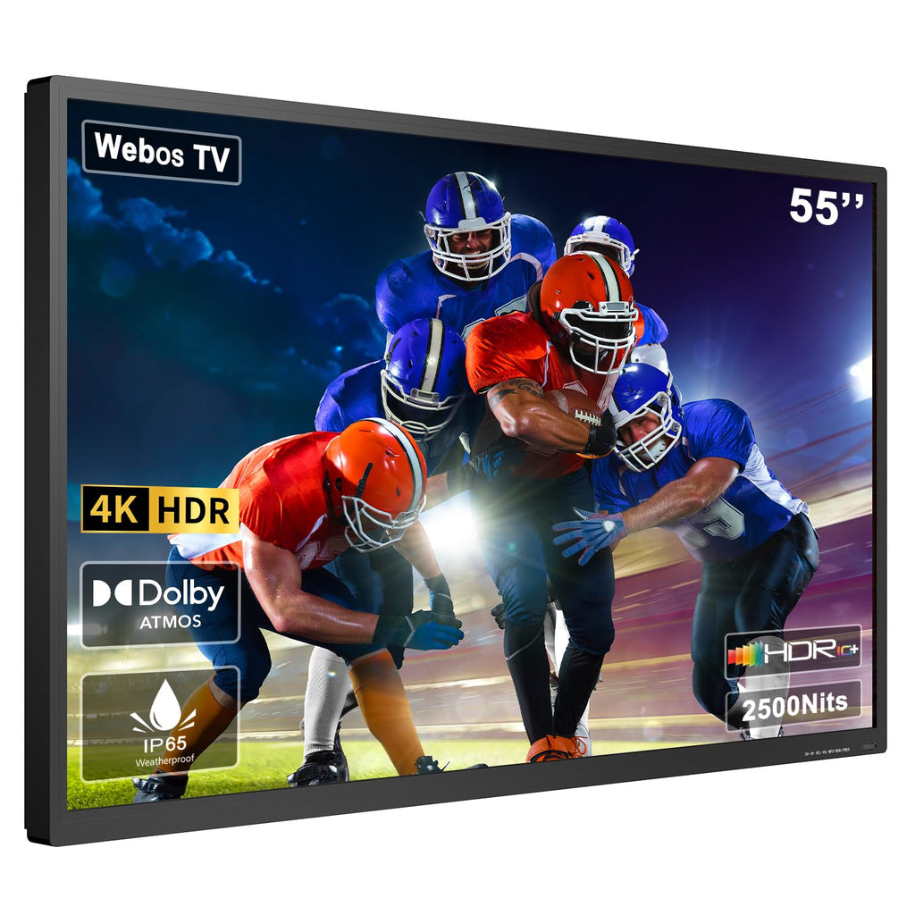 ZPNUZDU 43-65-Inch 4K UHD IP65 Outdoor Patio TV
