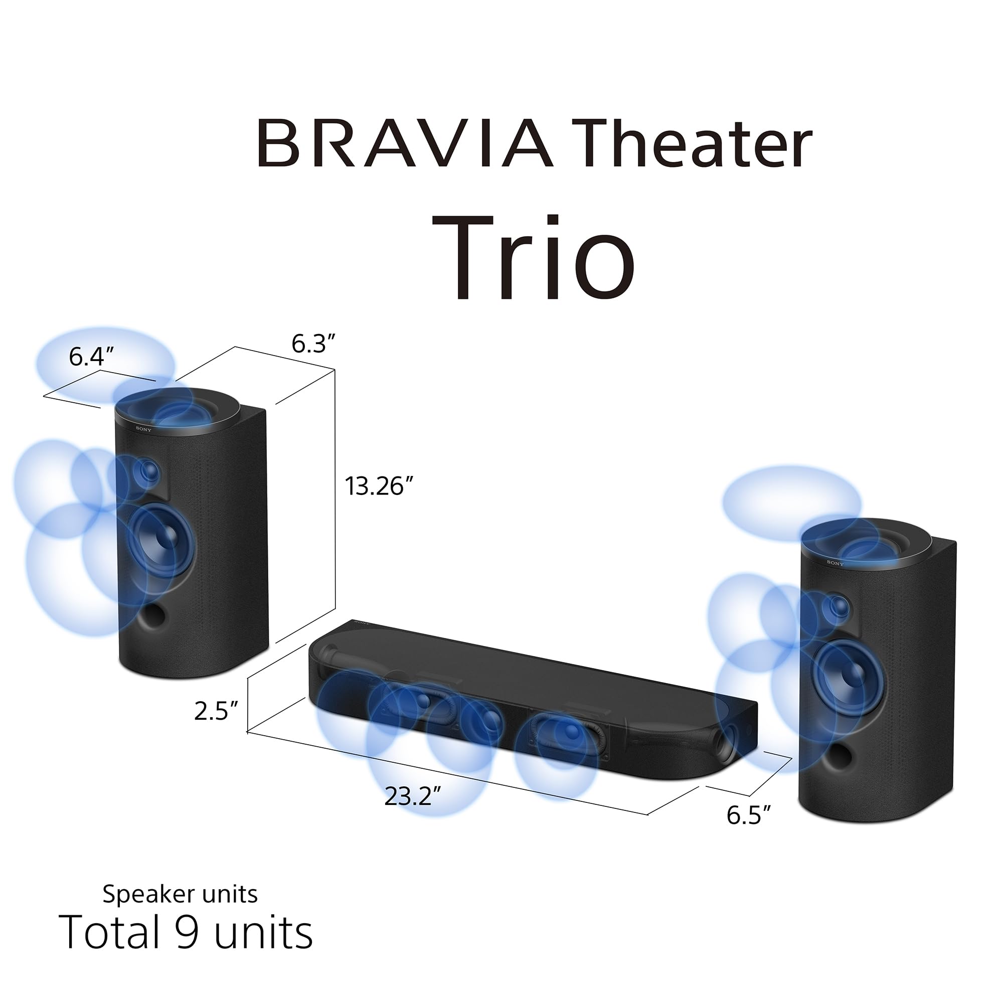 Sony BRAVIA Theater Trio Home Theater Audio System