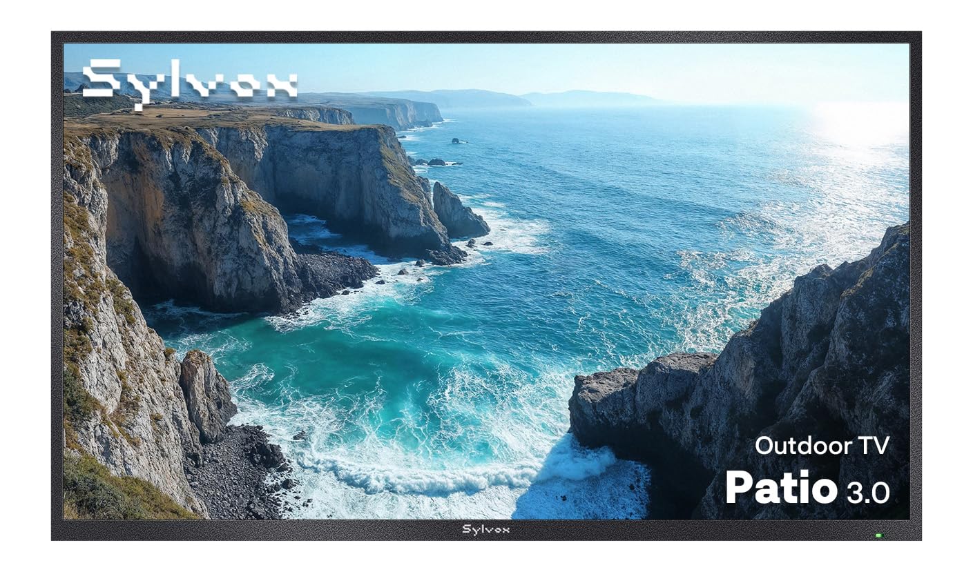 SYLVOX 55-Inch Deck Pro Outdoor Google TV, Partial Sun