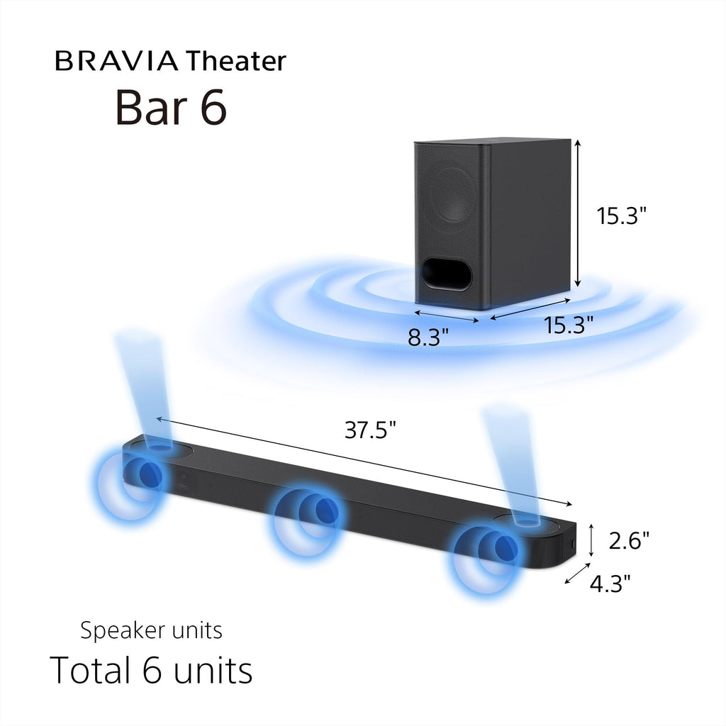 Sony BRAVIA 5 55-Inch 4K Mini LED Smart TV (K-55XR50) with BRAVIA Theater Bar 7 9-Speaker Soundbar (HT-A7100) Bundle