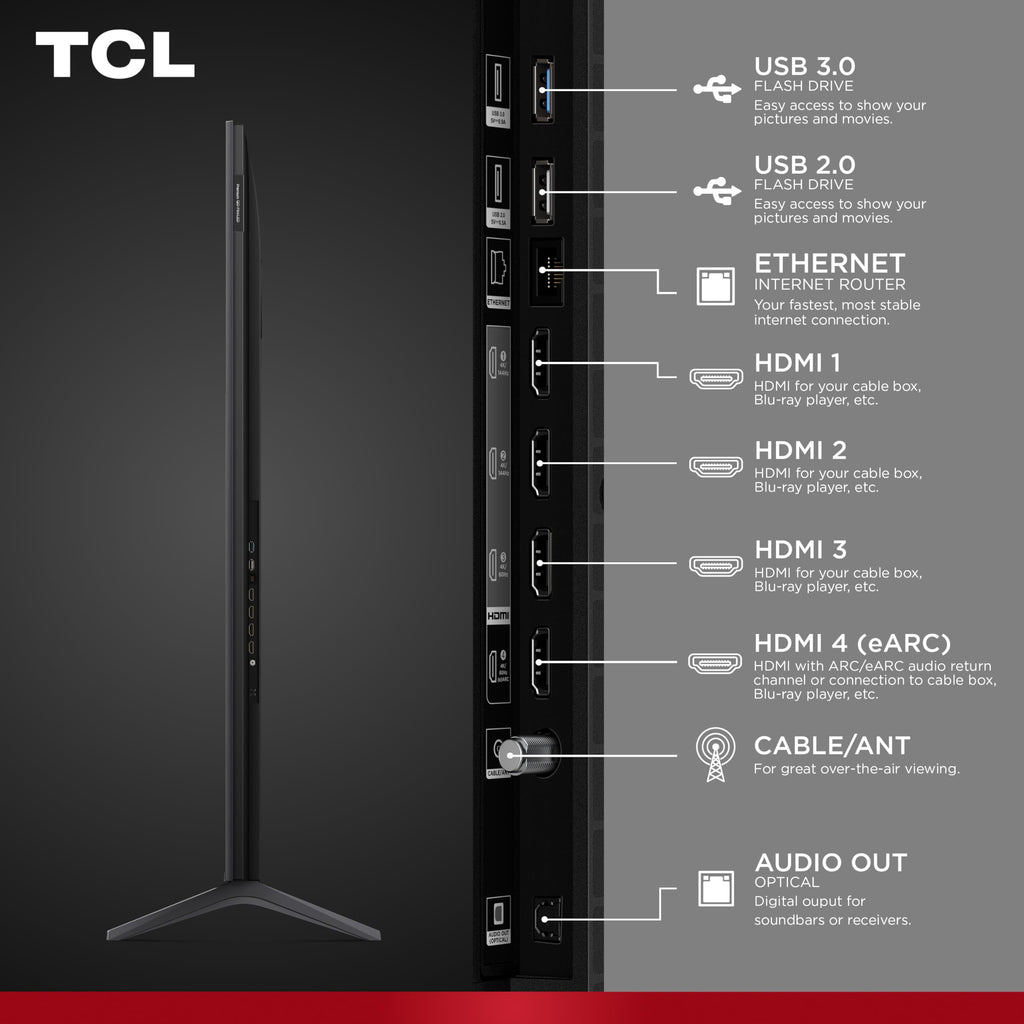 TCL QM64L Series QLED 4K Smart QD-Mini LED TV with Fire TV New Halo Control System, LD500 Precise Dimming Series, High Contrast HVA Panel, 144Hz Native Panel Refresh Rate