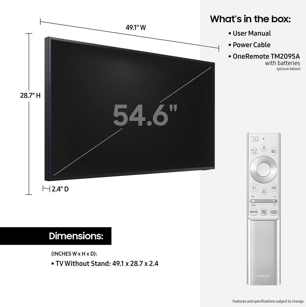 Samsung The Terrace 4K QLED Partial Sun Outdoor TV