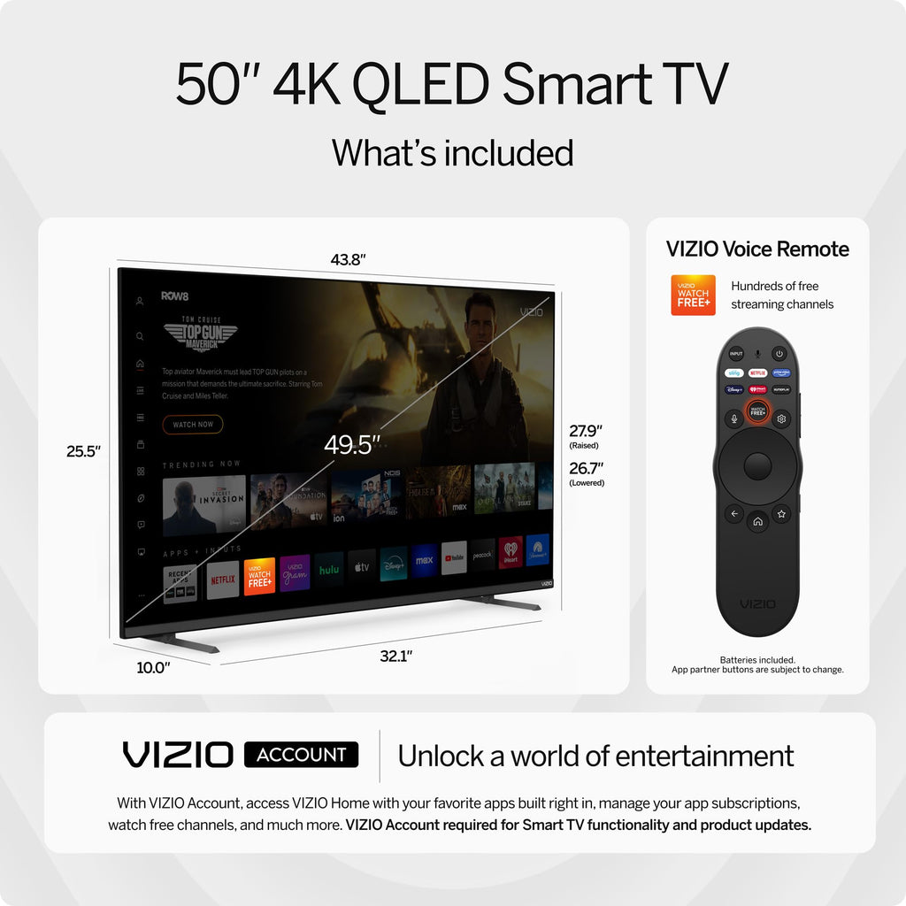 VIZIO Quantum Pro 4K QLED 120Hz Smart TV