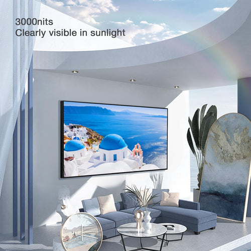 3000-Nit Full Sun 4K IP55 Outdoor Commercial Smart TV