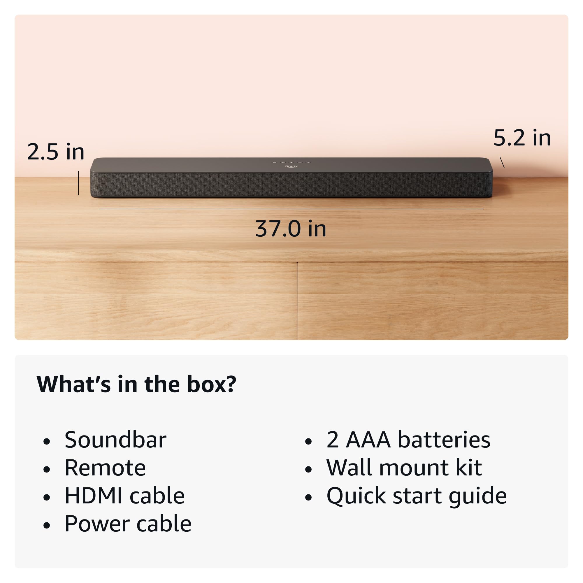 Fire TV Dolby Atmos Soundbar