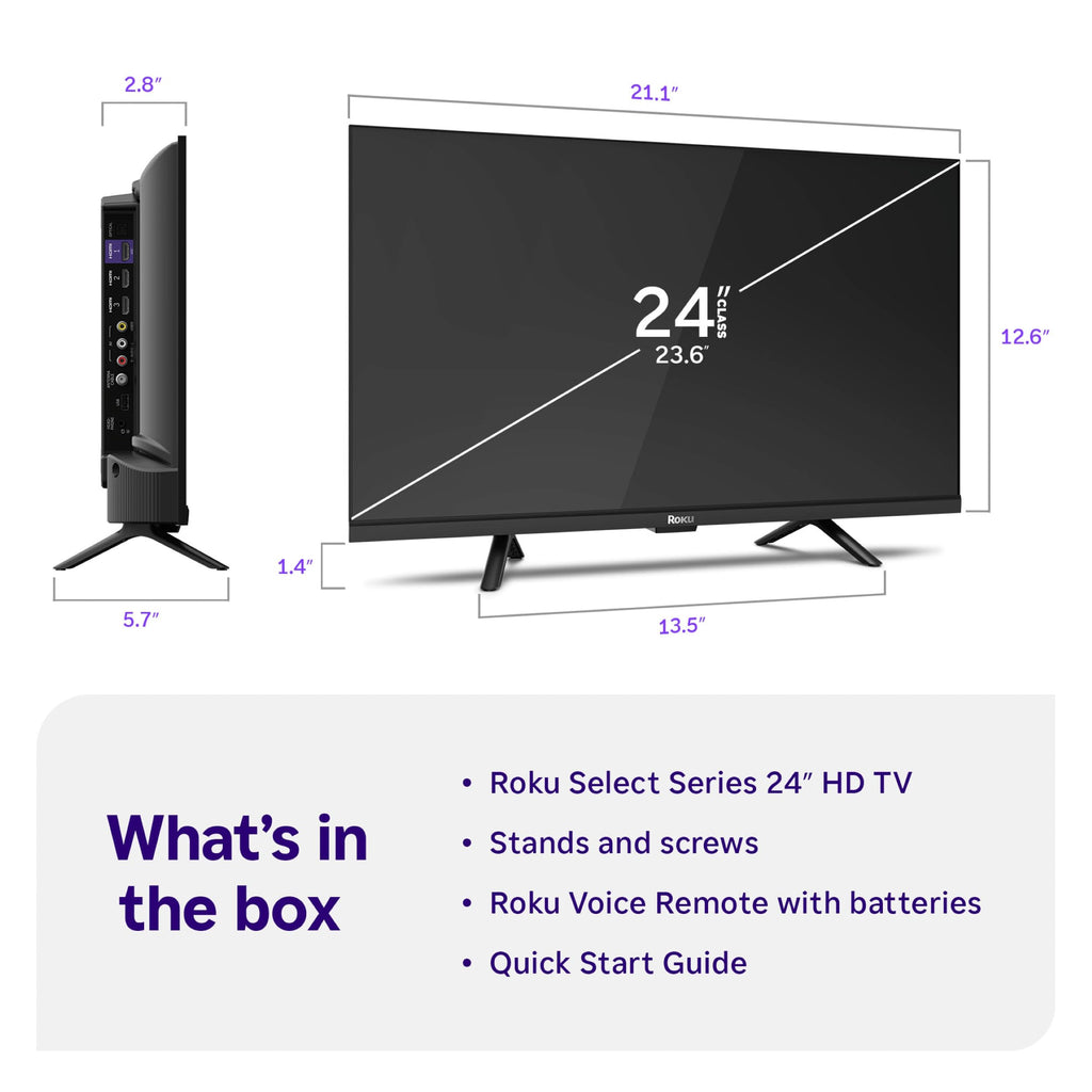 Roku Smart TV – HD TV - Roku TV with Voice Remote