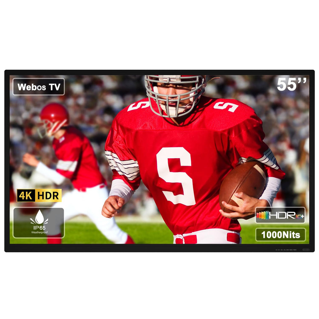 ZPNUZDU 43-65-Inch 4K UHD IP65 Outdoor Patio TV