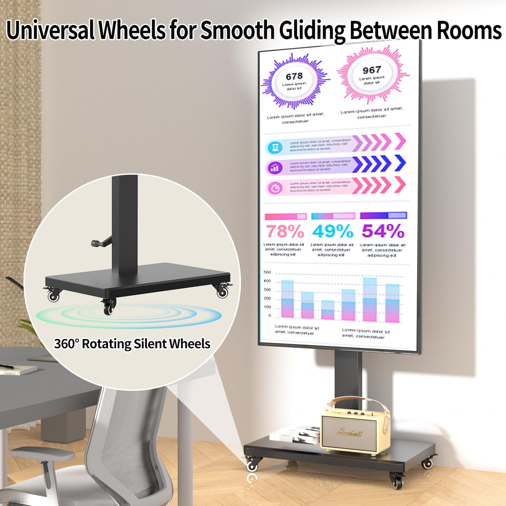 XinleTech Rolling TV Stand