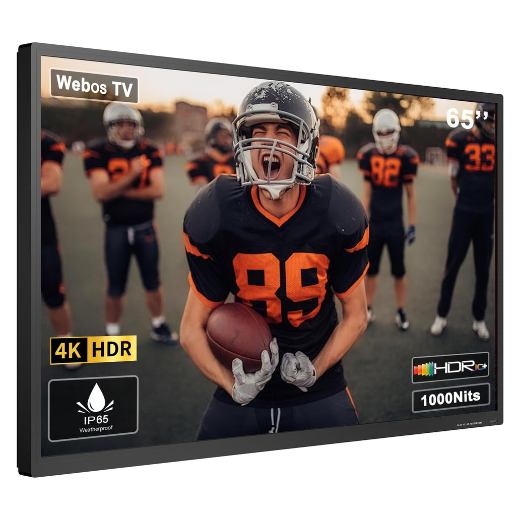 ZPNUZDU 43-65-Inch 4K UHD IP65 Outdoor Patio TV